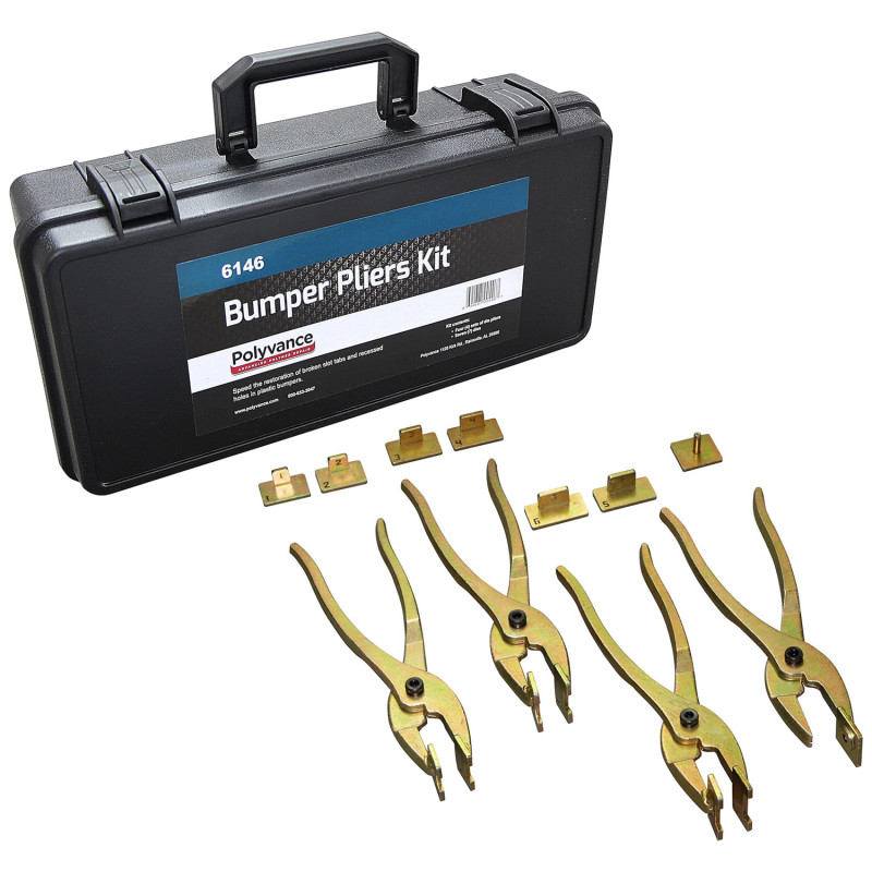 KIT DE PINZAS/MATRICES PARA REPARAR PARAGOLPES POLYVANCE