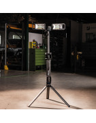 LAMPARA DOBLE CON TRÍPODE SCANGRIP TOWER 8 CONNECT